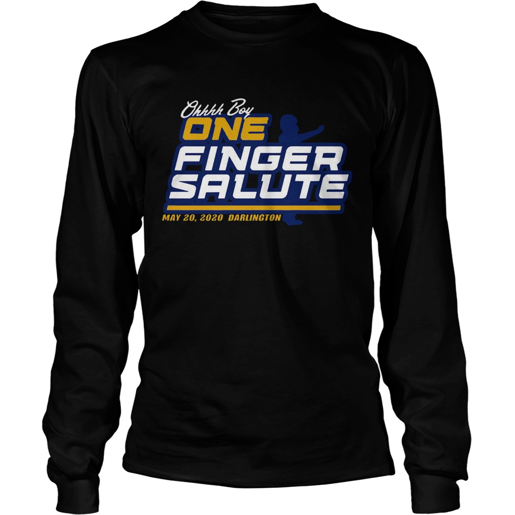 Oh Boy One Finger Salute Long Sleeve