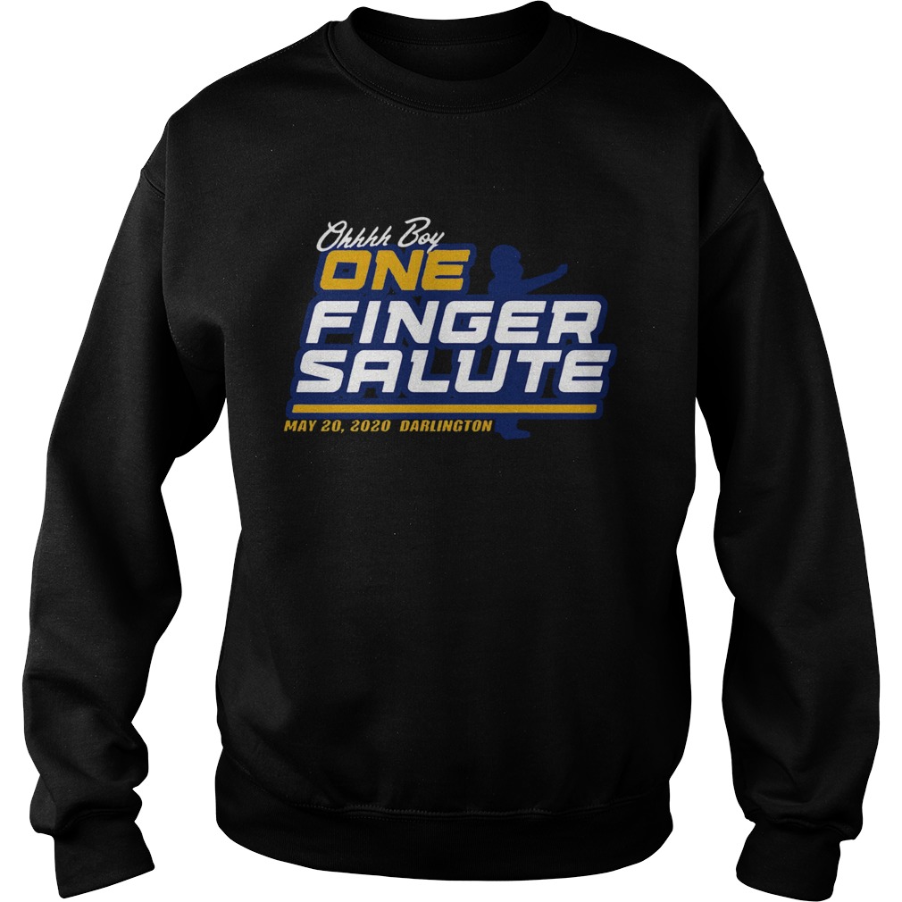 Oh Boy One Finger Salute Sweatshirt