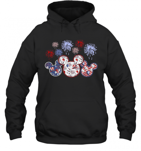 Patriotic Mouses Happy Independence T-Shirt Unisex Hoodie