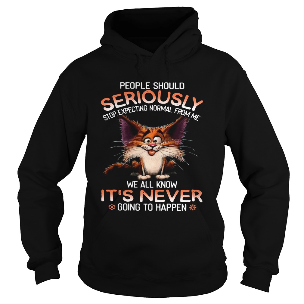 People Should Seriously Stop Expecting Normal From Me Hoodie