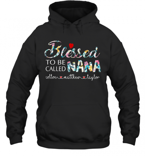 Personalized Bleessed To Be Called Nana T-Shirt Unisex Hoodie