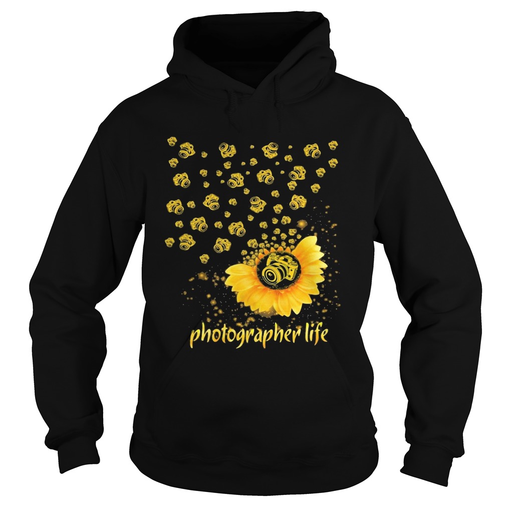 Photographer life sunflower Hoodie