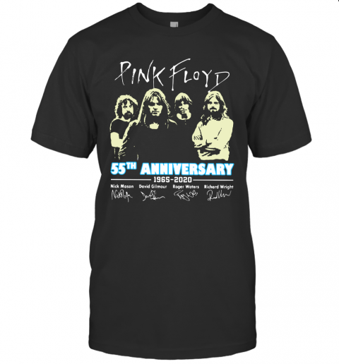 Pink Floyd 55Th Anniversary 1965 2020 Signature T-Shirt