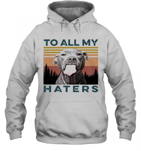 Pit Bull To All My Haters Vintage T-Shirt Unisex Hoodie