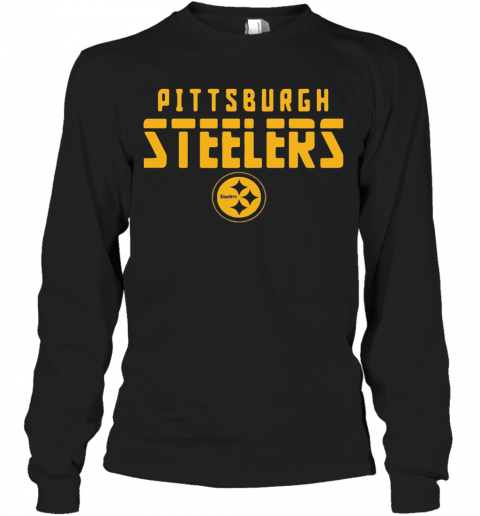 Pittsburgh Steelers Football Logo T-Shirt Long Sleeved T-shirt 