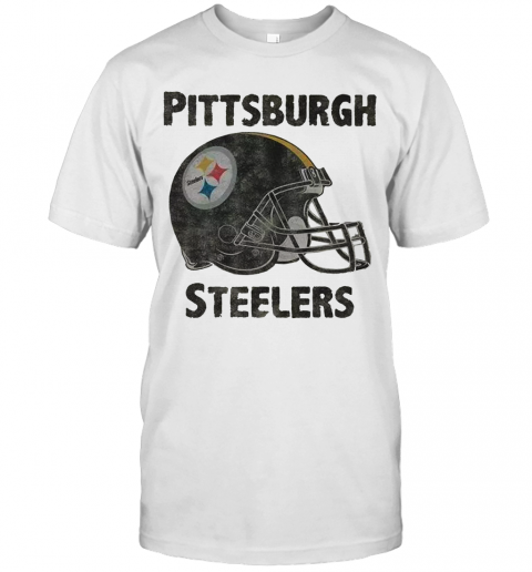 Pittsburgh Steelers Logo Helmet T-Shirt