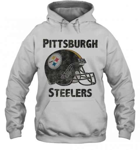 Pittsburgh Steelers Logo Helmet T-Shirt Unisex Hoodie