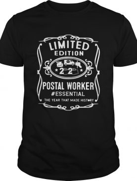 Postal Worker Essential The Year That Made History Coronavirus shirt