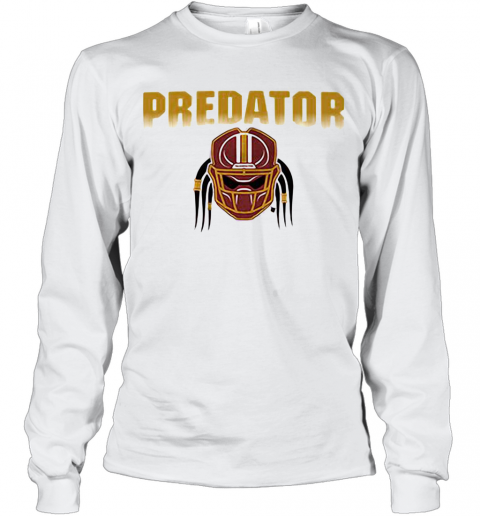 Predator Chase Young Washington Redskins Team Football T-Shirt Long Sleeved T-shirt 