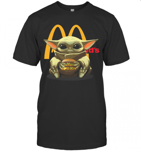Premium Baby Yoda Hug Mcdonald'S T-Shirt