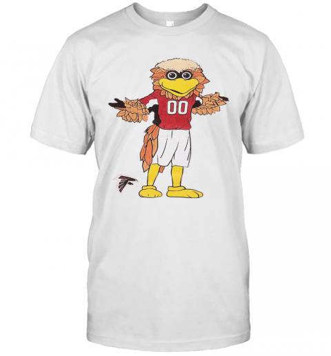 Preschool Atlanta Falcons Red Standing Mascot T-Shirt