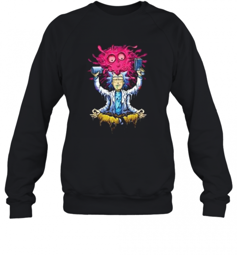 Rick And Morty Coronavirus Painting T-Shirt Unisex Sweatshirt