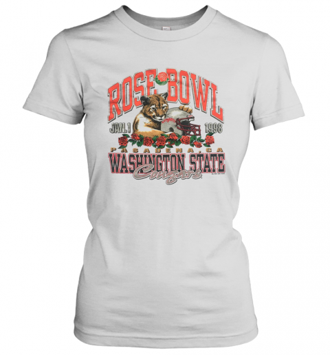 Rose Bowl Jan.1 1998 Pasadena, CA Washington State Congars T-Shirt Classic Women's T-shirt