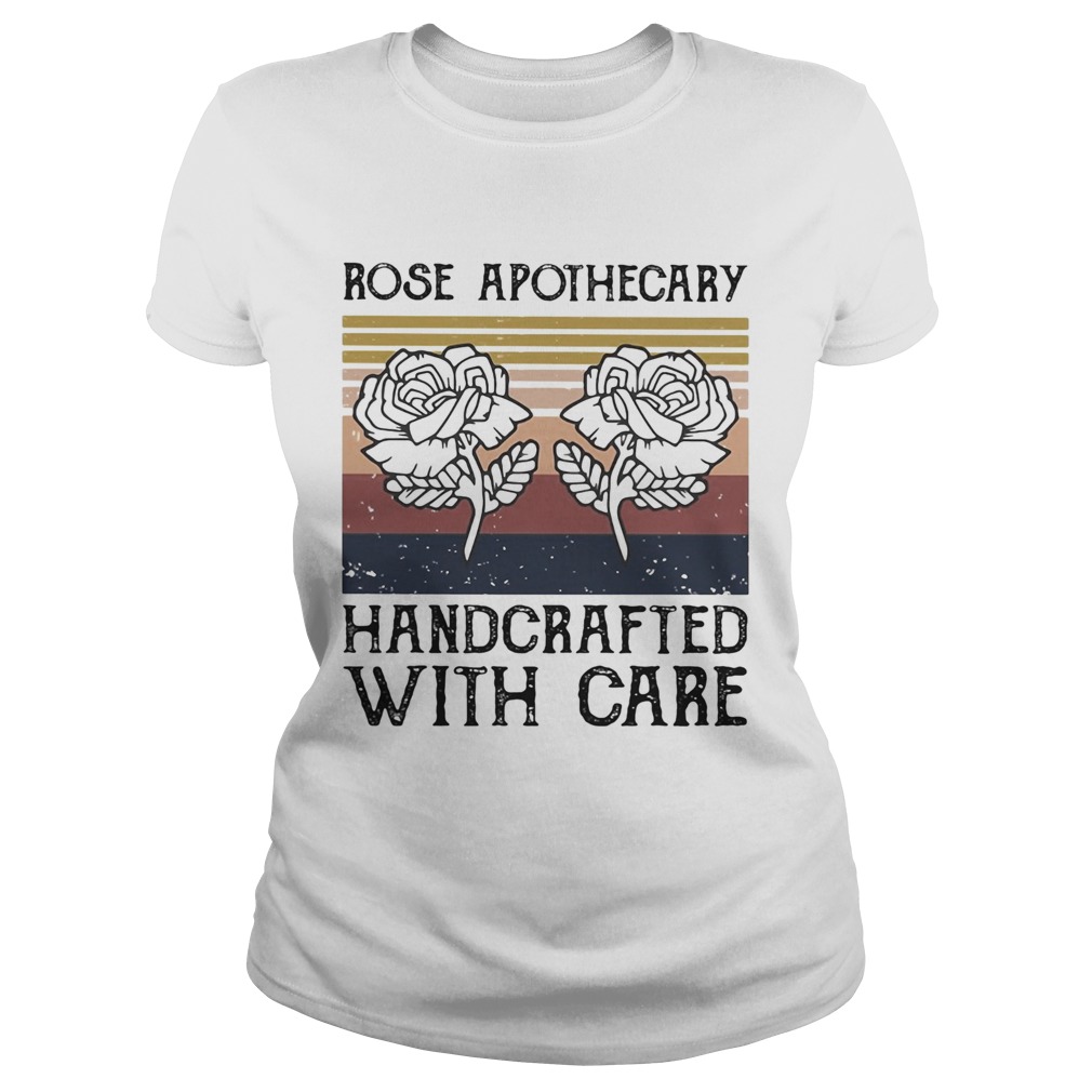 Rose apothecary handcrafted with care vintage Classic Ladies