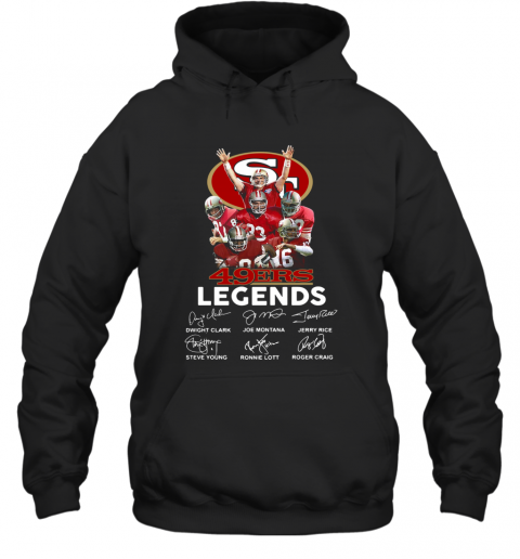 San Francisco 49Ers Legends Signatures T-Shirt Unisex Hoodie