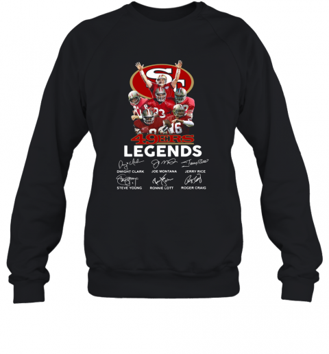 San Francisco 49Ers Legends Signatures T-Shirt Unisex Sweatshirt