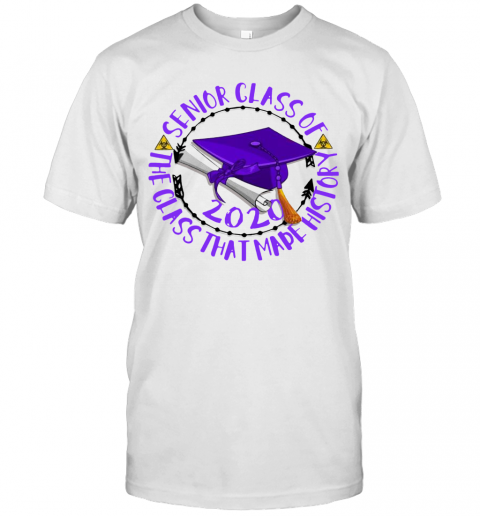 Senior Class Of 2020 The Class That Made His Story Purple T-Shirt