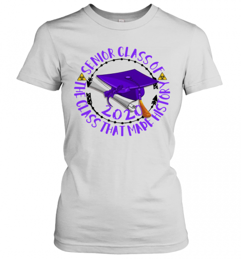Senior Class Of 2020 The Class That Made His Story Purple T-Shirt Classic Women's T-shirt