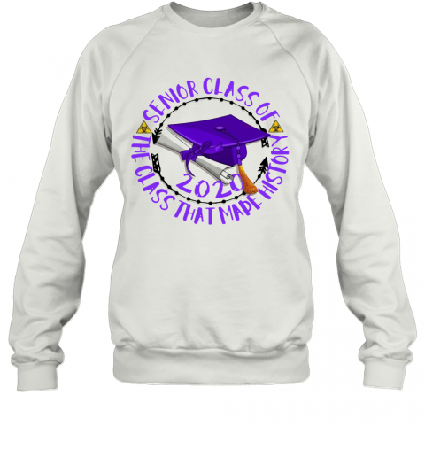 Senior Class Of 2020 The Class That Made His Story Purple T-Shirt Unisex Sweatshirt