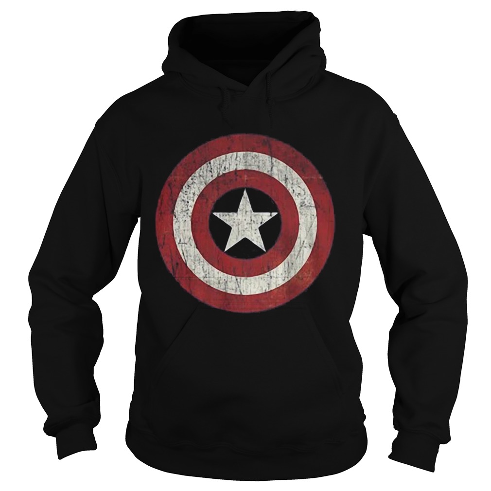 Shield Captain America Vintage Hoodie