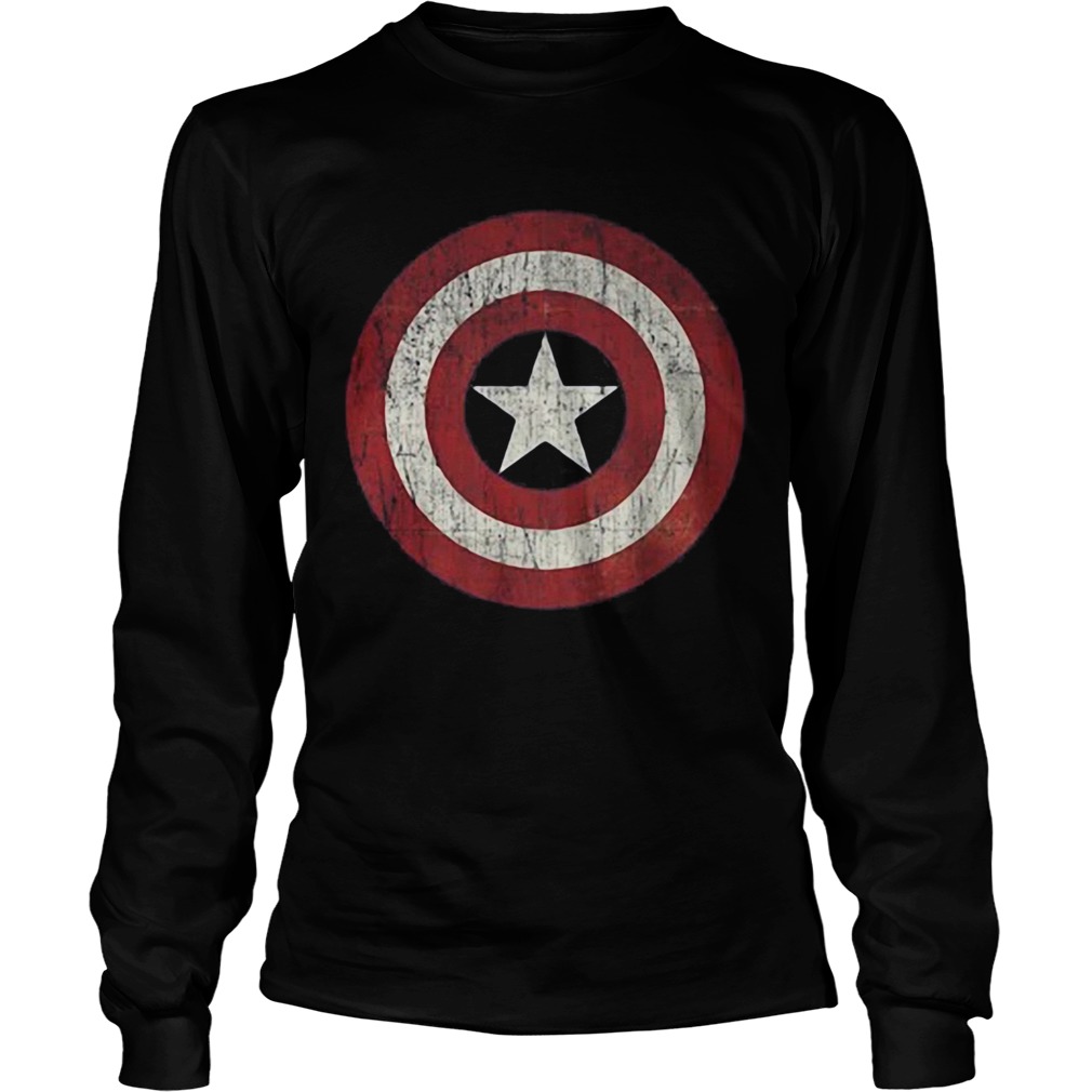 Shield Captain America Vintage Long Sleeve