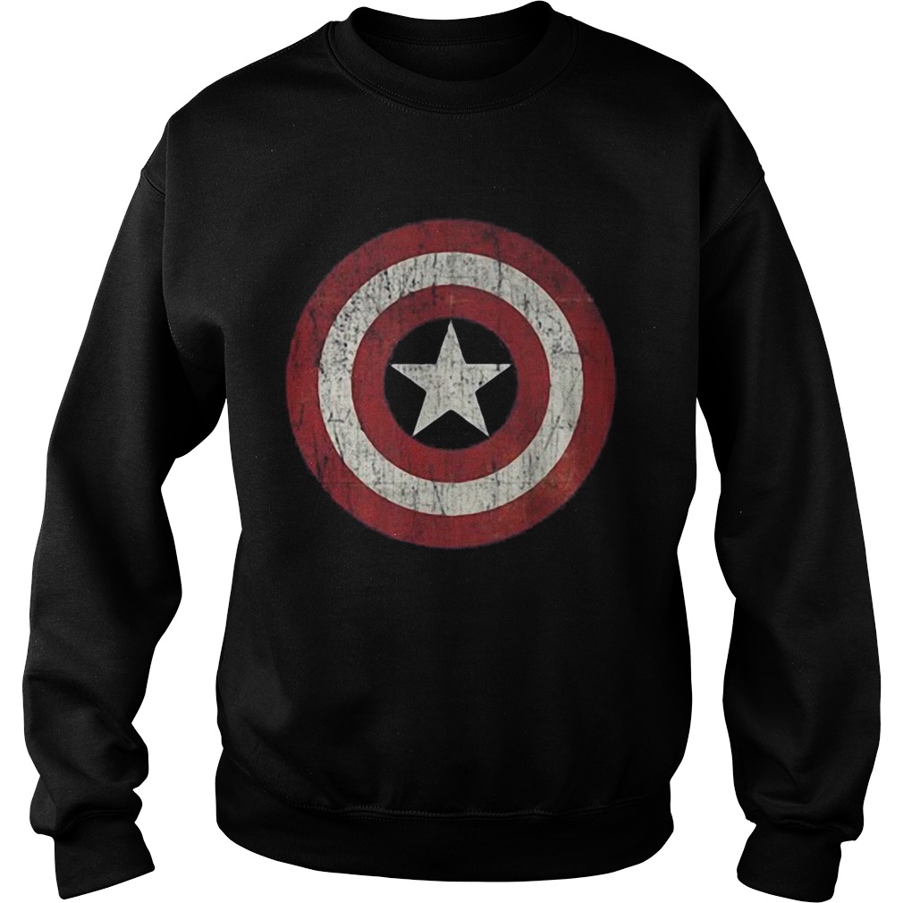 Shield Captain America Vintage Sweatshirt