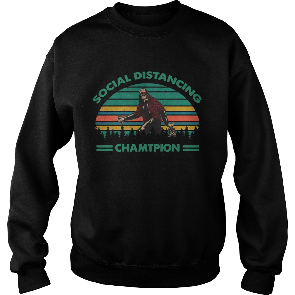 Social distancing chamtpion vintage Sweatshirt