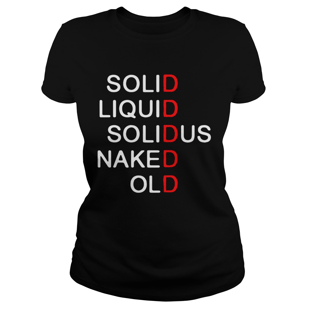 Solid Liquid Solidus Naked Old Classic Ladies