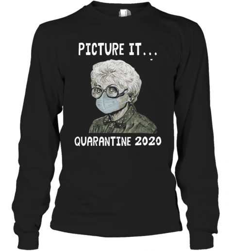 Sophia Petrillo Mask Picture It Quarantine 2020 T-Shirt Long Sleeved T-shirt 