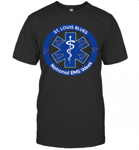 St Louis Blues National Ems Week Nurse T-Shirt