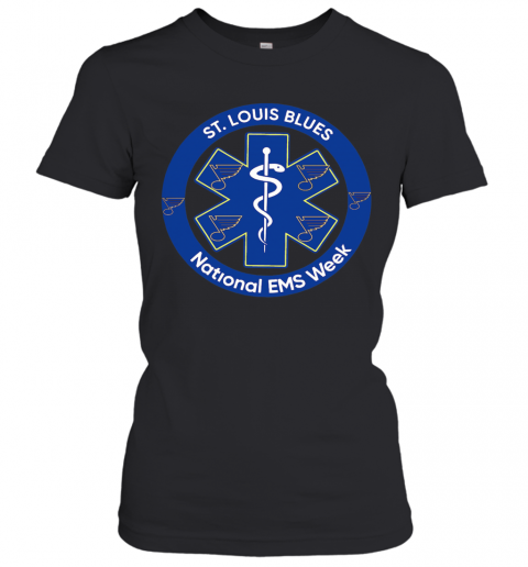 St Louis Blues National Ems Week Nurse T-Shirt Classic Women's T-shirt