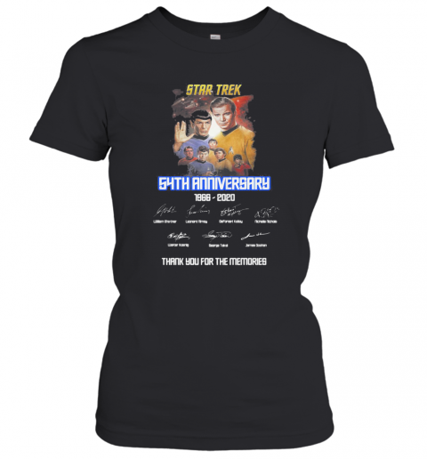 Star Trek 54Th Anniversary 1966 2020 Signature T-Shirt Classic Women's T-shirt