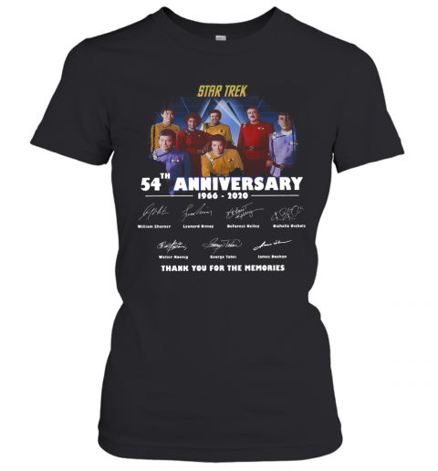 Star Trek 54Th Anniversary 1966 2020 Thank You For The Memories T-Shirt Classic Women's T-shirt
