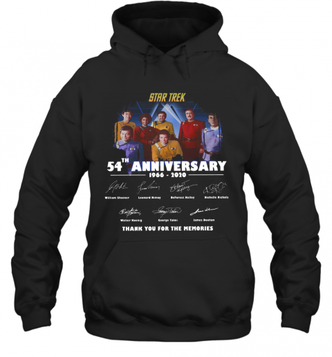 Star Trek 54Th Anniversary 1966 2020 Thank You For The Memories T-Shirt Unisex Hoodie