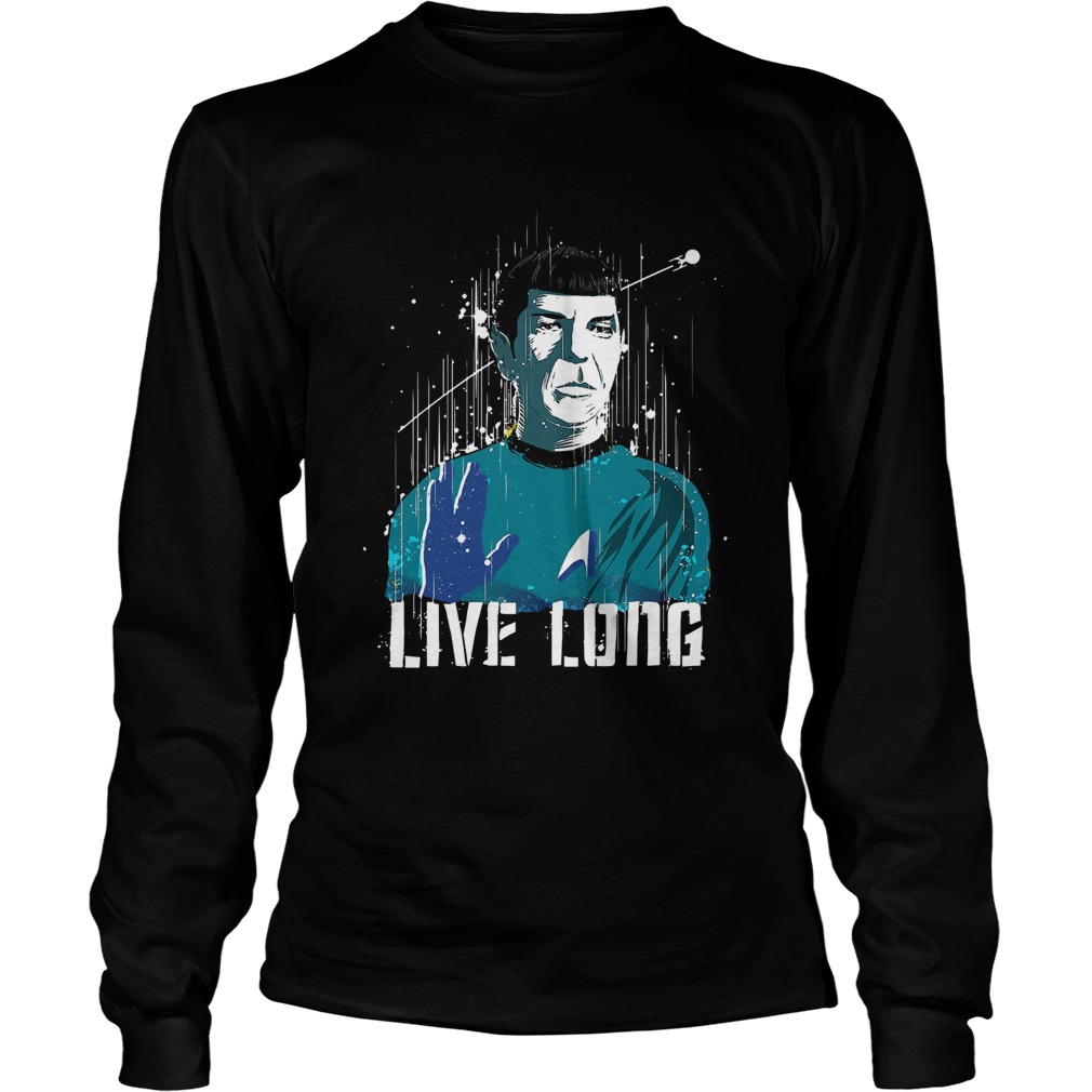 Star Trek Spock Live Long Long Sleeve