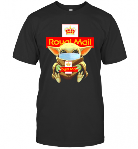 Star Wars Baby Yoda Face Mask Hug Royal Mail T-Shirt
