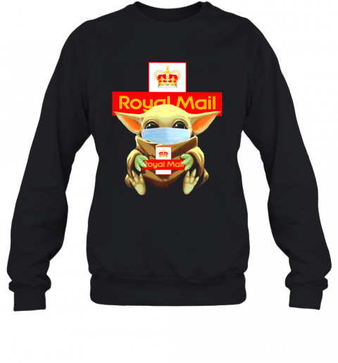 Star Wars Baby Yoda Face Mask Hug Royal Mail T-Shirt Unisex Sweatshirt