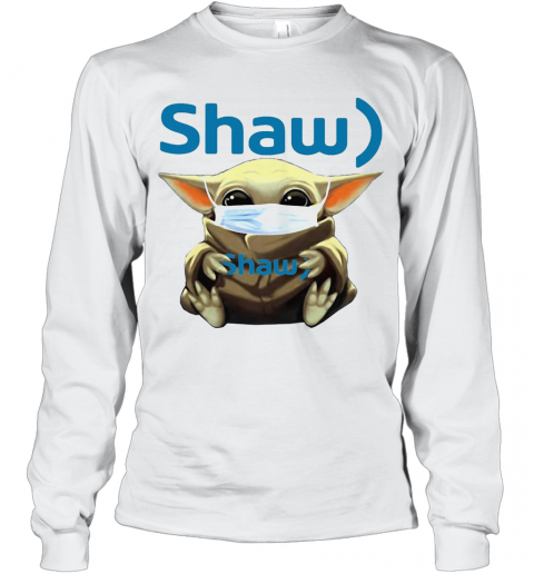 Star Wars Baby Yoda Hug Shaw Mask Covid 19 T-Shirt Long Sleeved T-shirt 