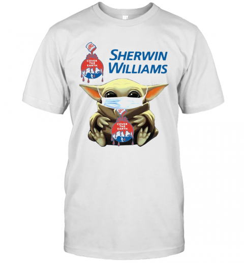Star Wars Baby Yoda Hug Sherwin Williams Covid 19 T-Shirt