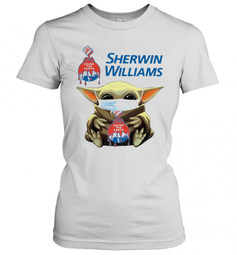 Star Wars Baby Yoda Hug Sherwin Williams Covid 19 T-Shirt Classic Women's T-shirt