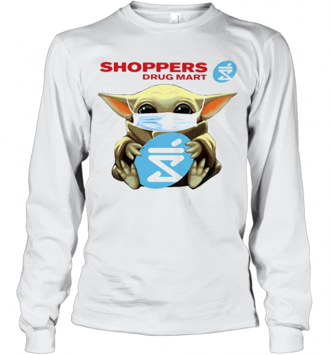 Star Wars Baby Yoda Hug Shoppers Drug Mart Covid 19 T-Shirt Long Sleeved T-shirt 