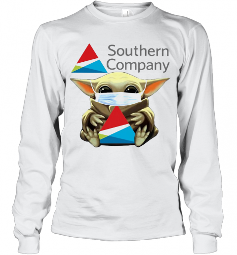 Star Wars Baby Yoda Hug Southern Company Covid 19 T-Shirt Long Sleeved T-shirt 