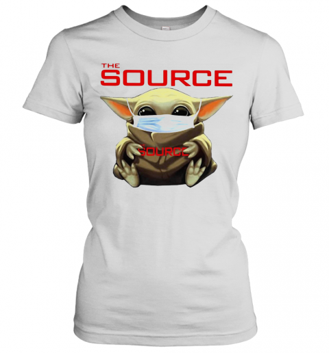 Star Wars Baby Yoda Hug The Source Mask Covid 19 T-Shirt Classic Women's T-shirt