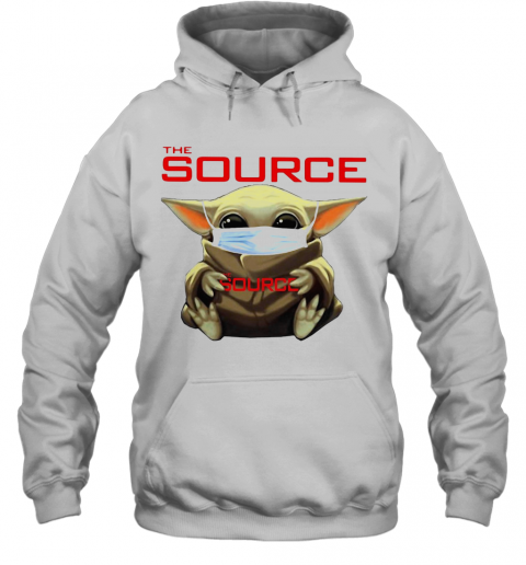 Star Wars Baby Yoda Hug The Source Mask Covid 19 T-Shirt Unisex Hoodie