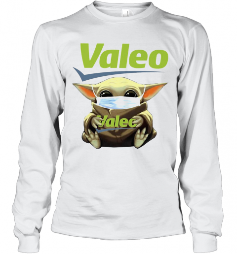 Star Wars Baby Yoda Hug Valeo Mask Covid 19 T-Shirt Long Sleeved T-shirt 