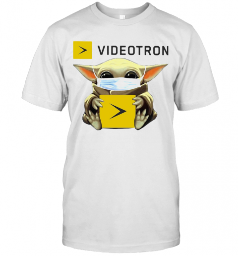 Star Wars Baby Yoda Hug Videotron Mask Covid 19 T-Shirt