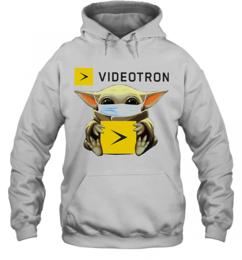 Star Wars Baby Yoda Hug Videotron Mask Covid 19 T-Shirt Unisex Hoodie