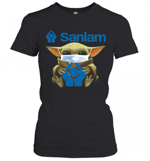 Star Wars Baby Yoda Mask Hug Sanlam T-Shirt Classic Women's T-shirt