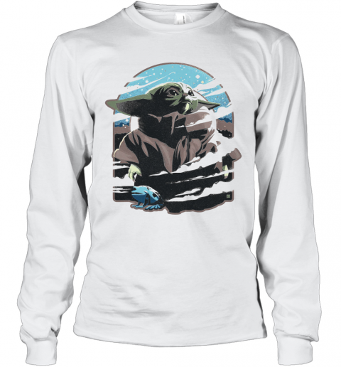 Star Wars The Mandalorian Baby Yoda Precious Bounty T-Shirt Long Sleeved T-shirt 