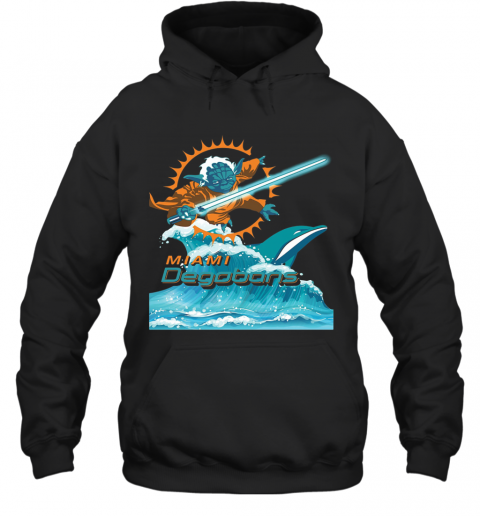 Star Wars Yoda Miami Dolphins Degobons T-Shirt Unisex Hoodie